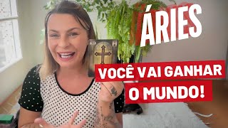 ÁRIES ♈️ FIQUEI TODA ARREPIADA VOCE VAI GANHAR O MUNDO CHEGA DE SE ARRASTAR [upl. by Repsac]