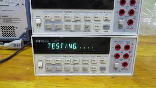 Agilent 34401A Digital Multimeter [upl. by Gnud648]