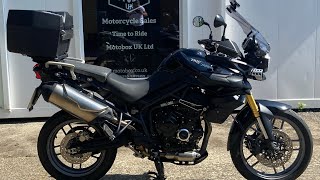 Triumph Tiger 800 ABS 2014 walk around and start up [upl. by Dilisio]