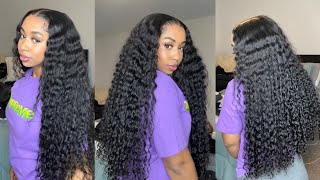 QUICK DEEP WAVE 6X6 HD LACE CLOSURE WIG INSTALL ft Asteria Hair [upl. by Ailisab]