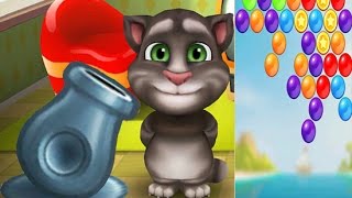 My Talking Tom  Bubble Shooter Gameplay Android [upl. by Tolland]