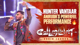 Anirudhs PowerPacked Hunter Performance  Vettaiyan Audio Launch  Rajinikanth  Sun TV [upl. by Canfield912]