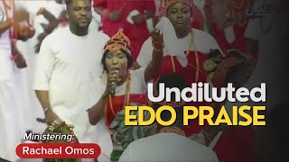 Rachel Omos Ministering in Edo Service edoworship edopraise beningospel [upl. by Aitahs96]