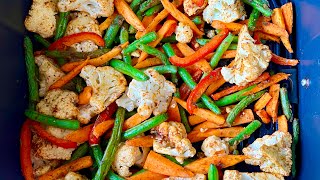 PERFECT AIR FRYER VEGETABLES  Healthy recipe [upl. by Eneg]