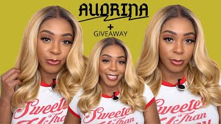 Outre Synthetic Melted Hairline HD Lace Front Wig  AUDRINA GIVEAWAY WIGTYPESCOM [upl. by Nolaj]