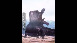 BlackCaimanEdit oc sub  Nanotyrannus vs Cryolophosaurus [upl. by Demy834]