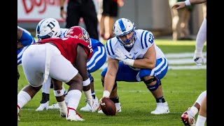 Graham Barton Duke OLine  Pre Draft Analysis [upl. by Mirak138]