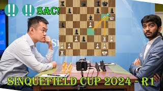 BIG SAC Ding Liren vs Gukesh  Sinquefield Cup 2024  R1 [upl. by Solomon752]