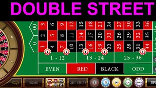 DOUBLE STREET ROULETTE STRATEGY [upl. by Jun]