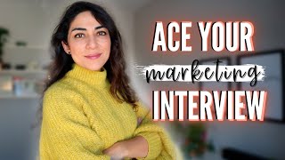 How To Prepare for a MARKETING JOB INTERVIEW  Common marketing interview questions and answers [upl. by Haroun153]