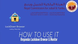 Respondus Lockdown Browser amp Monitor For StudentsArabic  دورة تدريبيه عن متصفح اللوكداون [upl. by Kirt]