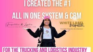 LIVE Demo of The Trucking amp Logistics All In One  CRM System [upl. by Suoivatnod]