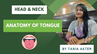 Anatomy of Tongue Larynx and Pharynx  Bangla Demonstration of Tongue  Viscera of Tongue [upl. by Sucy]