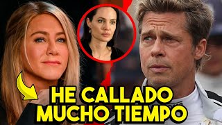 Jennifer Aniston Confiesa su SECRETO Mas Guardado sobre Brad Pitt Lo que sospechábamos de Angelina [upl. by Ardnossak662]