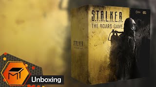 Stalker the board game All in Pledge Unboxing and mechanism description [upl. by Norraf]