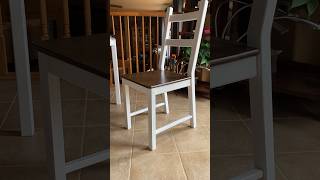 How to stain and paint a wooden chair from IKEA [upl. by Aicnom]