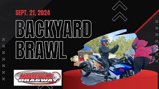 Backyard Brawl Motorcycle Drag Racing Event at Mooresville Dragway on September 21 2024 [upl. by Dewayne]