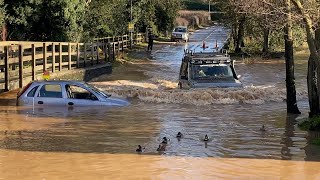 Rufford Ford  Vehicles vs DEEP water compilation  11 [upl. by Nuncia851]