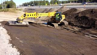 Gradall XL 4200 working at Vantaa Finland [upl. by Isle]