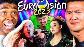 Adults React To Eurovision 2023 Top 10  React [upl. by Keon679]