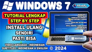 CARA INSTALL WINDOWS 7 Lengkap 2024  Backup Data Backup Driver Download Win 7 Install Win 7 [upl. by Reese]