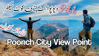 Poonch City JampK View Point  Abbaspur To Poonch City View Point ChiriKot  Village At LOC [upl. by Nirok]