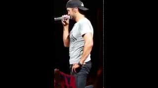 Luke Bryan falls off stage in Charlotte 52914 part 2 his reaction [upl. by Jarid]