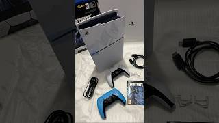 unboxing the PS5 Slim Fortnite digital edition  for the 30th anniversary of the PlayStation 🎮 [upl. by Natelson]