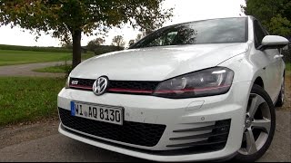 2014 VW Golf 7 GTI 220 HP Full Test Drive [upl. by Akinohs]