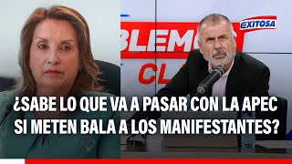 🔴🔵Nicolás Lúcar ¿Sabe lo que va a pasar con delegaciones de la APEC si se reprimen las protestas [upl. by Patterson]