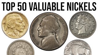 Top 50 Most Valuable Nickels In History [upl. by Lobiv]