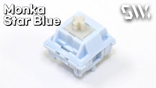 Monka Star Blue Switch Typing Sound [upl. by Haley541]