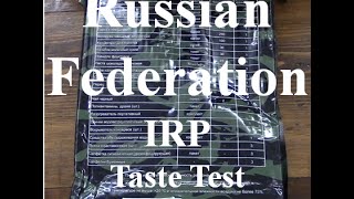 MRE Review Russian Federation Individual Food Ration IRP Taste Test [upl. by Nrubloc]