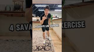 4 Savate Leg Exercise To Improve Your Kicks savate martialarts mma [upl. by Acey]