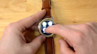 Lemfo LEM1 Bluetooth Smart Watch Review Demo [upl. by Rew330]