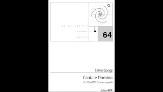 Cantate Domino by Salvo Gangi [upl. by Aramak]