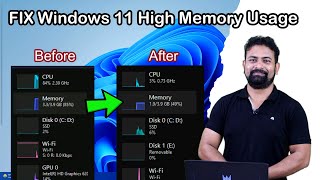 FIX Windows 11 High Memory Usage  How to Fix 100 CPU Usage Windows 11  High Ram Usage [upl. by Chancellor220]