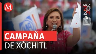 Así se vivió el mitin de Xóchitl Gálvez y Santiago Taboada en Azcapotzalco CdMx [upl. by Melvyn]