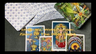 UnboxingWalkThrough Tarot of The Holy Light [upl. by Annim]