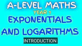 ALevel Maths F313 Logarithms Introducing The Natural Logarithm lnx [upl. by Evangelina]