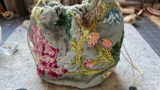 roxysjournalofstitchery  Vol 5 Ep 31  making up my bag PROMPT 4 [upl. by Trawets]