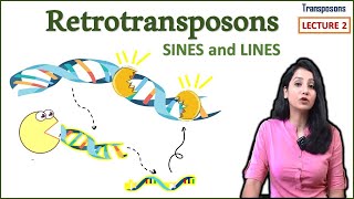 Retrotransposons II LINES SINES II Transposons Part 2 [upl. by Nirahs]