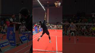 Footwork of the champ from Kerala💥🤯🤯badminton badmintonsingles shorts [upl. by Ekez894]