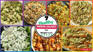 7 Healthy Indian Salads for Weight Loss  Easy Recipes for quick results  Nutritious amp Delicious [upl. by Christabel]