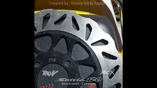 Piringan Disc Cakram PSM 220mm Suzuki Satria 120R 2Tak RGS RGV RGX Akira Stinger Raider [upl. by Delos]