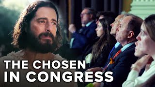 Members In Congress Watching quotChristmas With The Chosenquot [upl. by Akiemehs747]