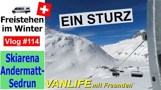 114 Uri Trip  Skiarena AndermattSedrun in der Schweiz  Ein Traumtag auf dem Snowboard [upl. by Arama]