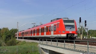 Bahnverkehr auf der KBS 900 in Karlsfeld mit SBahn München Makro • ICE 2T • Güterzüge • BR 111 [upl. by Nwaf]