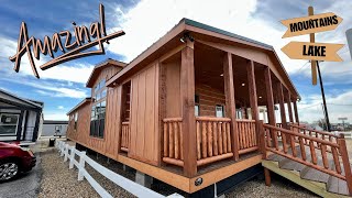 ONE OF A KIND prefab housecabin ft a VERY special guest Mobile Home Tour [upl. by Ttoile]