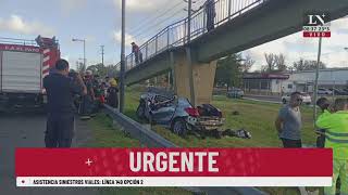 Brutal accidente en la Ruta 2 dos muertos [upl. by Sonitnatsnoc]